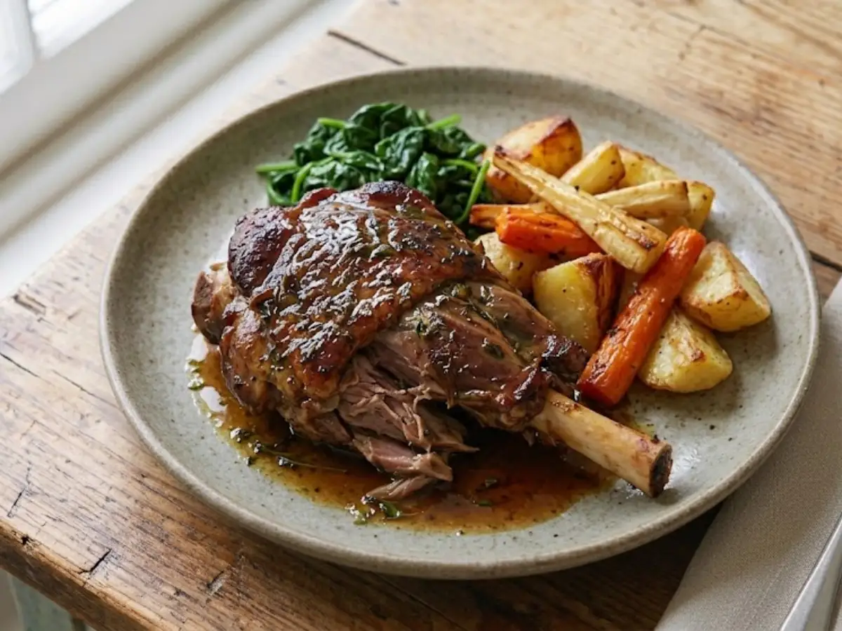 Slow-Cooked Lamb Shoulder