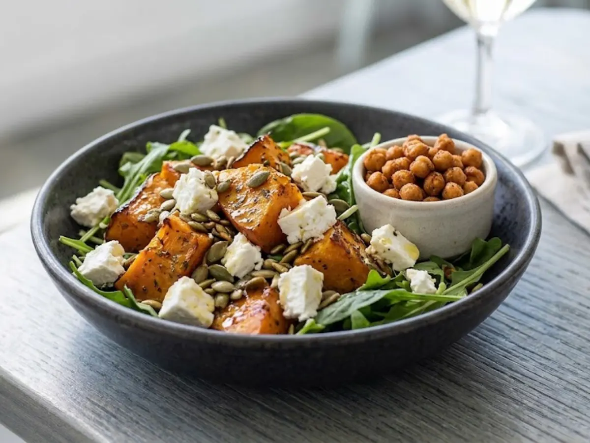 Roasted Pumpkin & Feta Salad